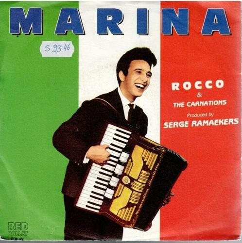 Vinyl, 7"   -    Rocco & The Carnations* – Marina, Cd's en Dvd's, Vinyl | Overige Vinyl, Overige formaten, Ophalen of Verzenden