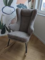 Quax Rocking Chair Deluxe Stone Teddy, Huis en Inrichting, Stof, Bruin, Zo goed als nieuw, Eén