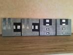 set van 4 abstracte moderne canvassen, Ophalen of Verzenden