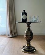 Bronze and Glass Cocktail table, Huis en Inrichting, Ophalen of Verzenden, Rond, Glas