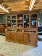 Teak buffetkast Apothekerskast Vitrinekast., Glas, 200 cm of meer, Met deur(en), Nieuw