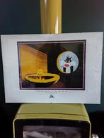 Lijst met poster Looney Toones Demons & Merveilles vintage, Ophalen of Verzenden, Zo goed als nieuw