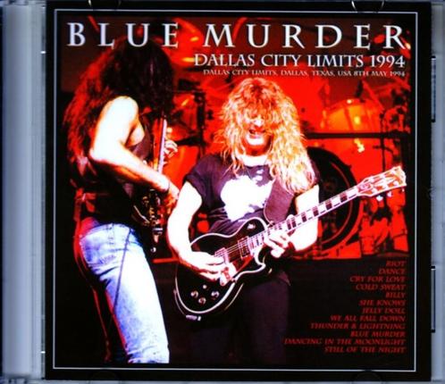 CD BLUE MURDER - Live in Dallas 1994, Cd's en Dvd's, Cd's | Hardrock en Metal, Nieuw in verpakking, Verzenden