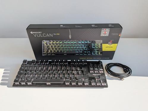 Roccat Vulcan tkl pro gaming-toetsenbord, Computers en Software, Toetsenborden, Gebruikt, Azerty, Bedraad, Ergonomisch, Gaming toetsenbord