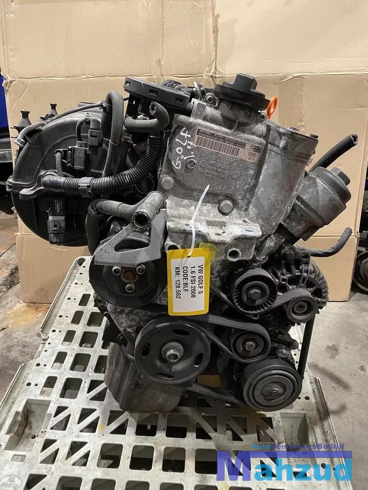 VW GOLF 5 1.6 FSI Motorblok BLF Motor, Auto-onderdelen, Motor en Toebehoren, Volkswagen, Gebruikt