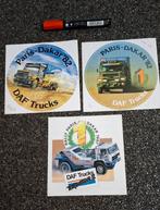 Lot stickers DAF trucks Paris Dakar jaren 80, Verzamelen, Ophalen of Verzenden, Zo goed als nieuw, Auto of Motor