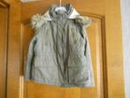 veste d'hiver chaude à capuche kaki foncé mt 110, Enfants & Bébés, Enlèvement ou Envoi, Utilisé, Fille, Manteau