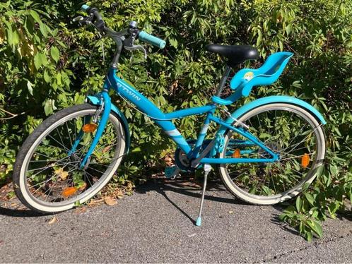 Meisjesfiets lichtblauw 24 inch, Fietsen en Brommers, Fietsen | Meisjes, Zo goed als nieuw, 24 inch, Versnellingen, Ophalen