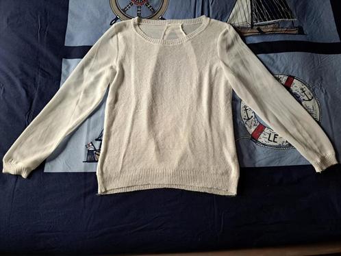 dunne feestelijke trui, wit. zomer, mt M, Kleding | Dames, Truien en Vesten, Zo goed als nieuw, Maat 38/40 (M), Wit, Ophalen of Verzenden