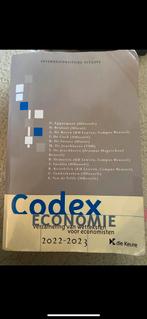 Codex economie, Boeken, Ophalen of Verzenden