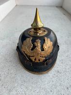 Wo1 Duitse pinhelm, Verzamelen, Ophalen of Verzenden