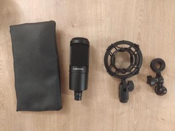 Audio-Technica AT2020 + AT8458a Shockmount, Musique & Instruments, Enlèvement, Comme neuf