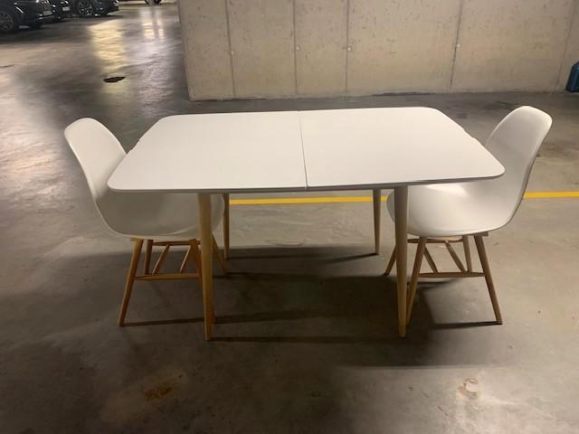 keukentafel, Huis en Inrichting, Tafels | Eettafels, Zo goed als nieuw, 50 tot 100 cm, 100 tot 150 cm, Vijf personen of meer, Rechthoekig