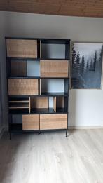 Teak kast Sanskriet, Huis en Inrichting, Ophalen, 100 tot 150 cm, Teakhout, 150 tot 200 cm