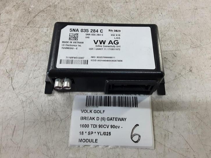 UNITE ELECTRONIQUE Golf VII Variant (AUVV) (5NA035284C), Autos : Pièces & Accessoires, Électronique & Câbles, Volkswagen, Utilisé