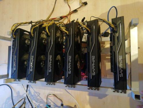 Mining Rig - 6x RX470 - 4GB - Mining edition kaarten, Elektronische apparatuur, Overige elektronische apparatuur, Gebruikt, Ophalen