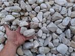 Witte stenen. Carrara grind., Tuin en Terras, Grind, Keien en Split, Ophalen, Zo goed als nieuw, Wit, Grind