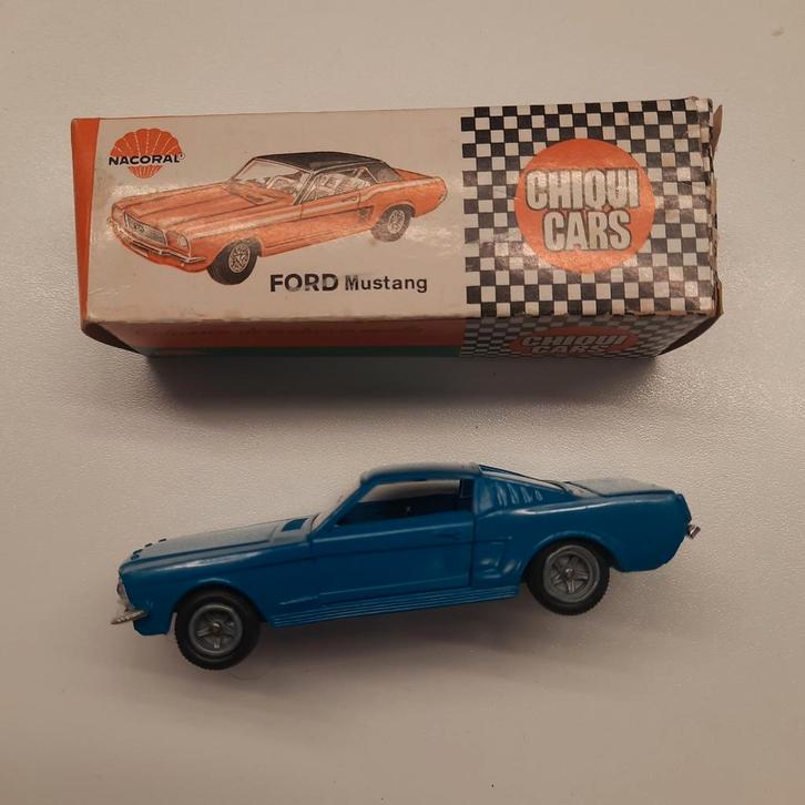 NACORAL CHIQUI CARS 1/43: FORD MUSTANG FB*NEW*VINTAGE*, Hobby en Vrije tijd, Modelauto's | 1:43, Nieuw, Auto, Overige merken, Ophalen
