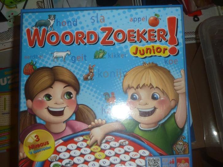 Woordzoeker Junior, Hobby en Vrije tijd, Gezelschapsspellen | Bordspellen, Zo goed als nieuw, Ophalen