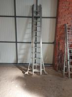 3 delige  ladder, Doe-het-zelf en Bouw, Ladders en Trappen, Ophalen, Zo goed als nieuw, Ladder