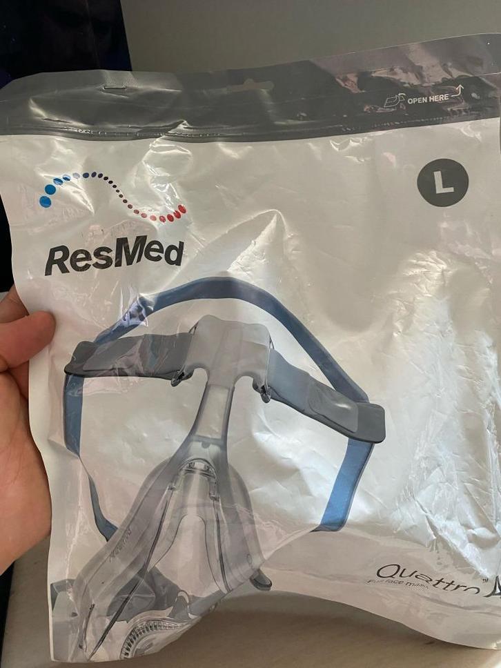 Quattro Air Full Face Mask (L), Sport en Fitness, Gezondheidsproducten en Wellness, Nieuw, Overige typen, Ophalen of Verzenden