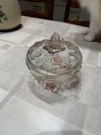 Boîte en cristal avec roses du Val Saint Lambert - Belge, Enlèvement, Comme neuf