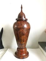 Vase bronze marbré Rare H 77 Antique 😍😎⚡🎁👌, Enlèvement ou Envoi