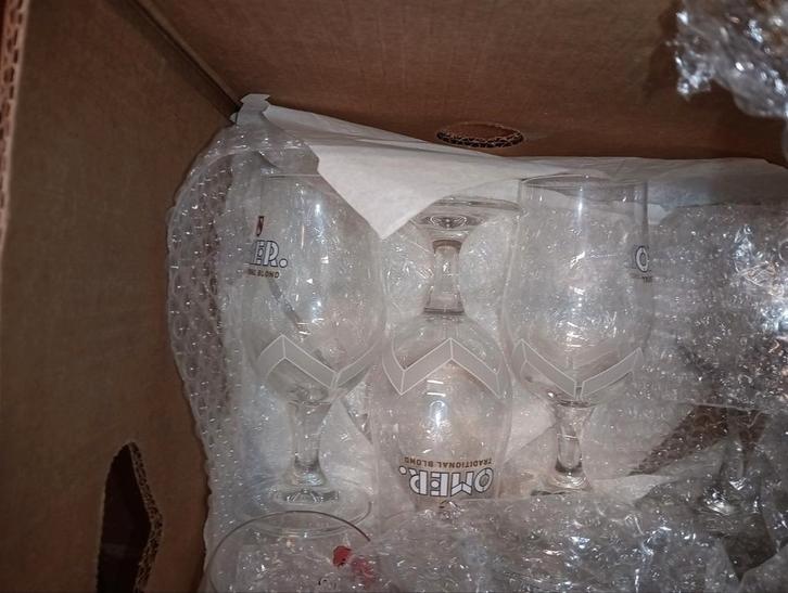 Duvel  omer  rodenbach bier glazen  enz, Verzamelen, Glas en Drinkglazen, Nieuw, Ophalen