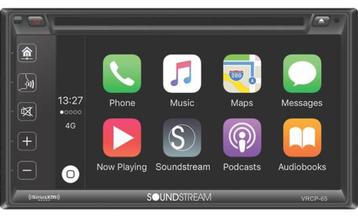 Soundstream VRCP-65, radio met Apple CarPlay & Android Phone, Auto diversen, Autospeakers, Ophalen of Verzenden, Nieuw
