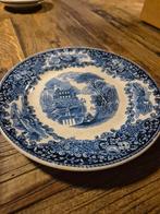 19 de eeuws bord  delfts blauw, Ophalen