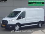 Ford Transit 130pk L3H2 Trekhaak Airco Cruise Euro6 L3 12m3, Stof, Euro 6, 130 pk, Lane Keeping Assist