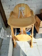 Houten Kinderstoel meegroei, Kinderen en Baby's, Ophalen, Zo goed als nieuw, Meegroeistoel, Gordel(s)