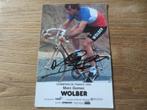 wielerkaart 1983 team wolber marc gomez signe, Comme neuf, Envoi