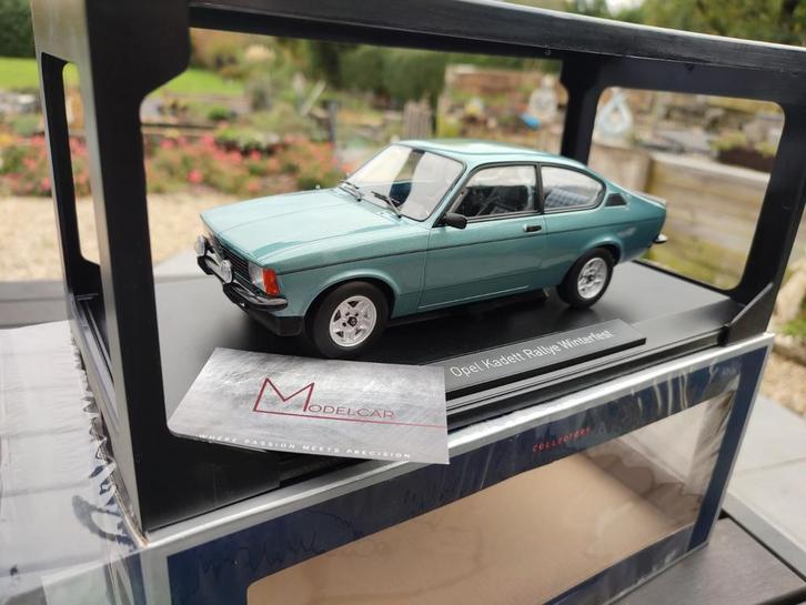 Opel Kadett Rally 1/18 Noorwegen, Hobby en Vrije tijd, Modelauto's | 1:18, Zo goed als nieuw, Auto, Norev, Ophalen of Verzenden