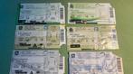 6 tickets RC Genk - Westerlo 2008 09 10 11 12 15, Verzenden, Gebruikt