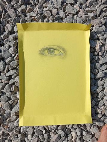 kunst oogtekening beschikbaar voor biedingen