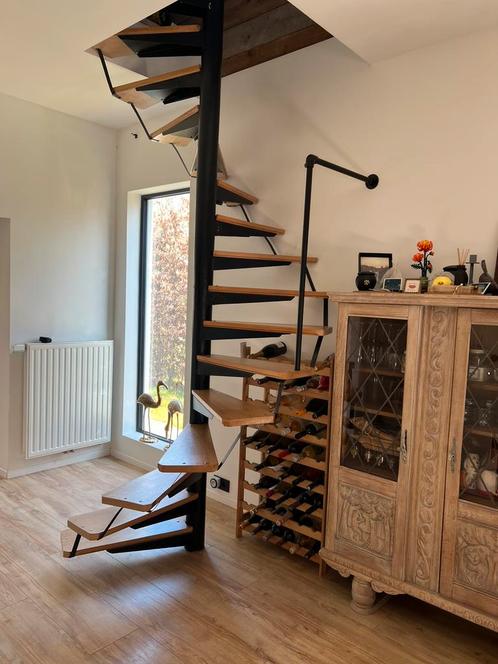 Draaitrap H 3m10 - B 140 x 95, Doe-het-zelf en Bouw, Ladders en Trappen, Gebruikt, Trap, 2 tot 4 meter, Ophalen of Verzenden