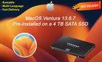 MacOS Ventura 13.6.7 SSD Pré-Installé 4 To macOS OSX OS X, Informatique & Logiciels, Systèmes d'exploitation, MacOS, Envoi, Neuf