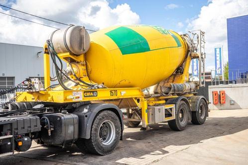 CIFA BETON MIXER/MALAXEUR/MISCHER 12M3 - STEERING AXLE, Auto's, Vrachtwagens, Bedrijf, Te koop, Aanhangers en Opleggers, Overige brandstoffen