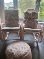 2 schommelstoelen + zitzak, Huis en Inrichting, Ophalen, Gebruikt, Twee, Overige kleuren