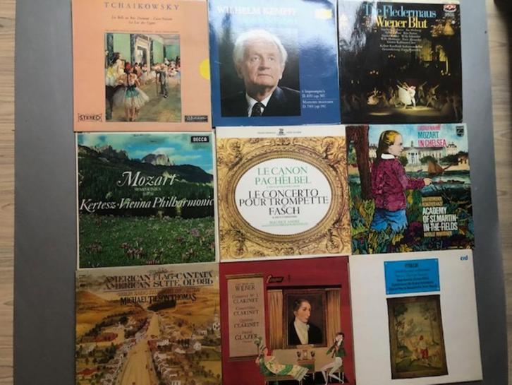Set van 28 lps met klassieke muziek, Cd's en Dvd's, Vinyl | Klassiek, Zo goed als nieuw, Verzenden