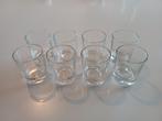 Set 8 jenever- / borrelglaasjes, Uni, Verre ou Verres, Enlèvement ou Envoi, Verre
