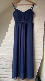 Medium Blauwe lange feest gala jurk tiener vrouw, Maat 38/40 (M), Galajurk, Blauw, Rinascimento