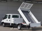 Iveco Daily 35C16 Kipper met Kist Dubbel Cabine Dubbellucht, Auto's, Stof, Gebruikt, Euro 6, 4 cilinders
