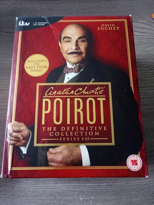 Poirot boxset the definitive collection series 1-13, Cd's en Dvd's, Dvd's | Drama, Zo goed als nieuw, Drama, Boxset, Vanaf 12 jaar