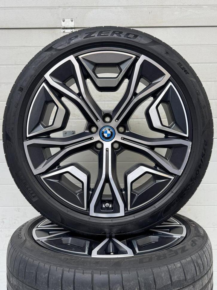 22” BMW IX I20 VELGEN ZOMERBANDEN ORIG SET TPMS 1021*, Auto-onderdelen, Banden en Velgen, Banden en Velgen, Zomerbanden, Overige maten