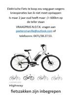 elektrische fiets, Fietsen en Brommers, Fietsen | Dames | Damesfietsen, 47 tot 50 cm, Versnellingen, Zo goed als nieuw, Ophalen
