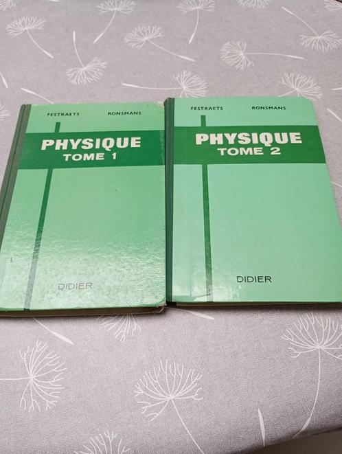 Physique Tome 1 et 2, Livres, Livres d'étude & Cours, Enlèvement ou Envoi