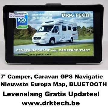 7' Camper, Auto GPS Navigatie  Campercontact Europa 2024.