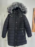 Lange zwarte winterjas maat 42/44, Vêtements | Femmes, Vestes | Hiver, Enlèvement, Comme neuf, Taille 42/44 (L)